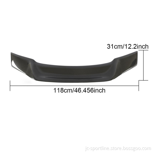 Carbon Fiber Rear Trunk Spoiler Wing for Audi A3 S-Line/S3/RS3 (2014-2018)